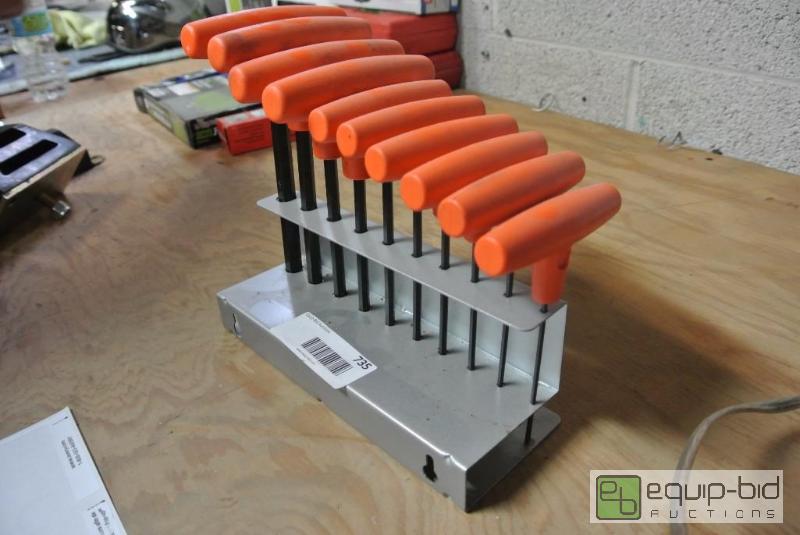 lot 735 image: 10pc Allen Wrench Set