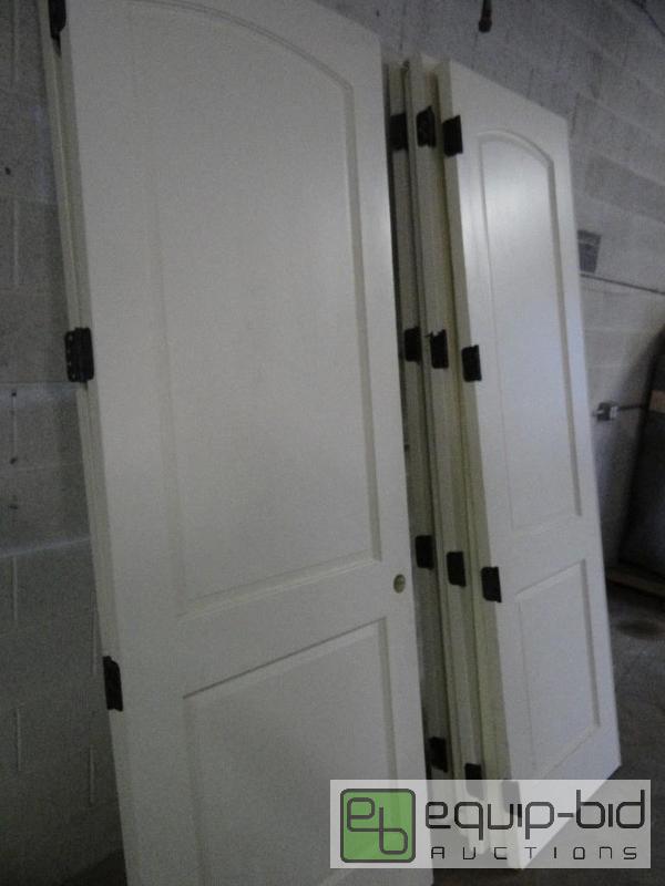 lot 9012 image: Lot of 8ft Wood Doors