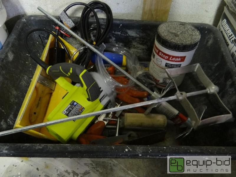 lot 9016 image: Circular Saw, Cement Stop Leak, Tubing and More