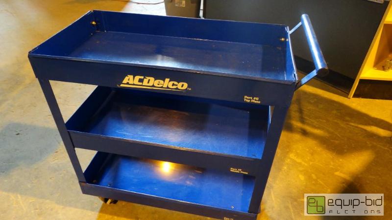 lot 506 image: AC Delco 3 Tier Storage Cart