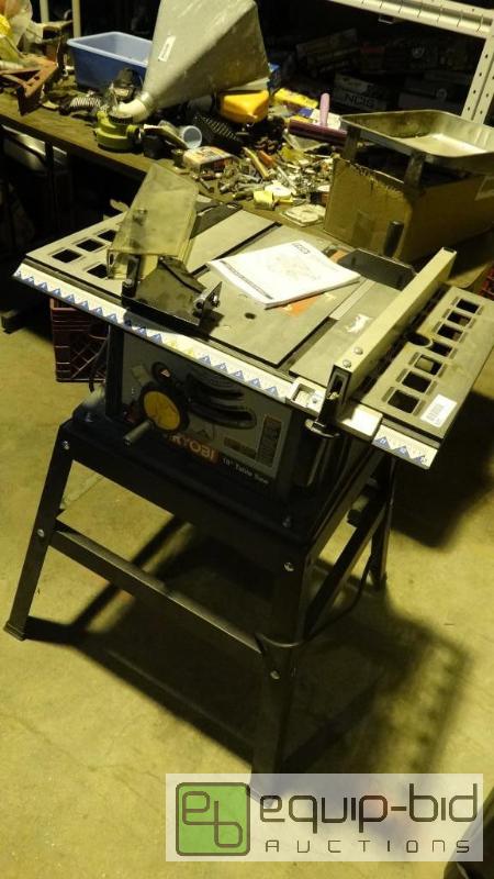 lot 507 image: Ryobi 10 Table Saw