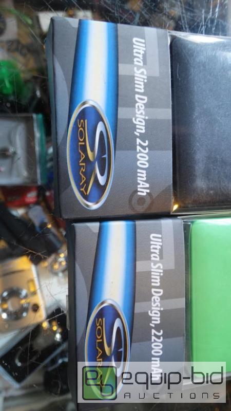 lot 533 image: (2) Portable Phone Charging Batteries