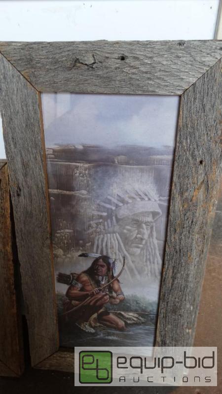 lot 574 image: DecorativeNative Framed Picture