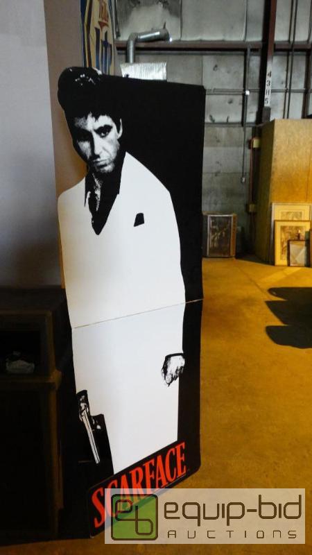 lot 626 image: Cardboard Cut Out Scarface Display