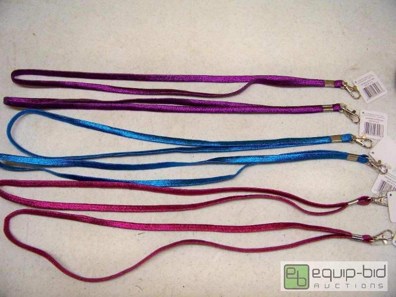 lot 1018 image: 6 New Glitter Lanyards