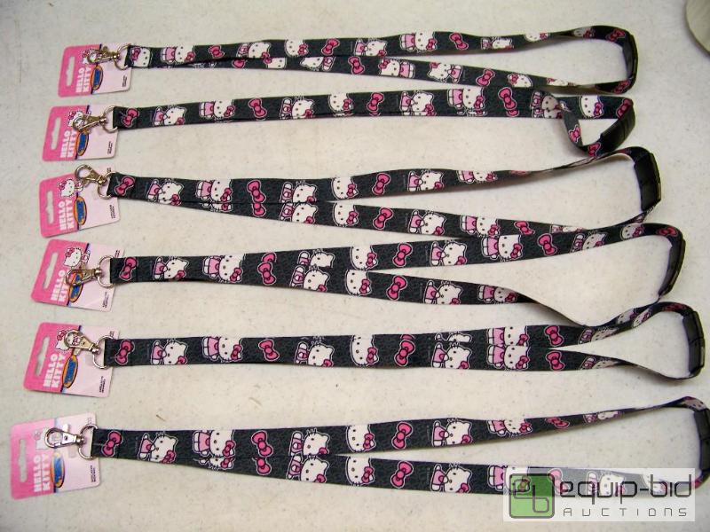 lot 1020 image: 6 New Hello Kitty Breakaway Lanyards