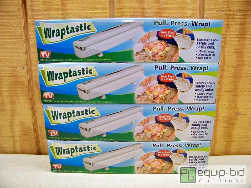 lot 1070 image: Lot of 4 Wraptastic Dispensers