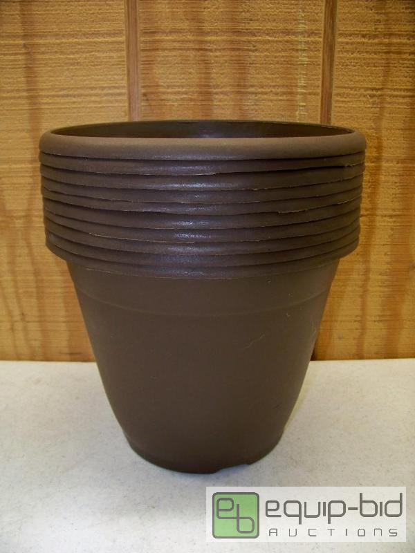 lot 1111 image: 10 New 10 Flower Pots