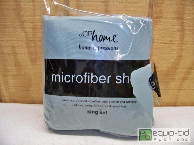 lot 1143 image: JC Penney Home Microfiber Sheet Set King