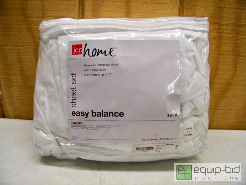 lot 1146 image: JC Penney Home Easy Balance Sheet Set King