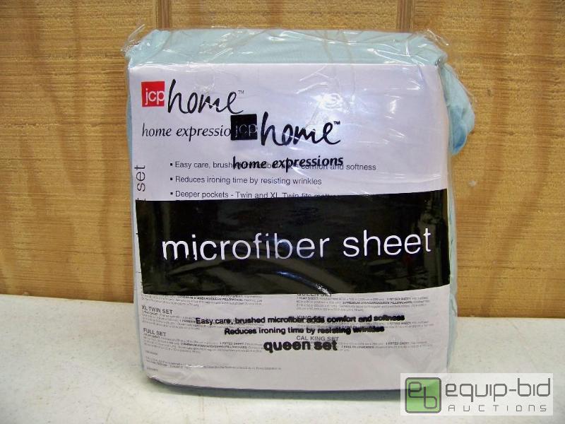 lot 1156 image: JC Penney Home Microfiber Sheet Set Queen