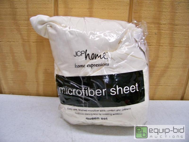 lot 1157 image: JC Penney Home Microfiber Sheet Set Queen