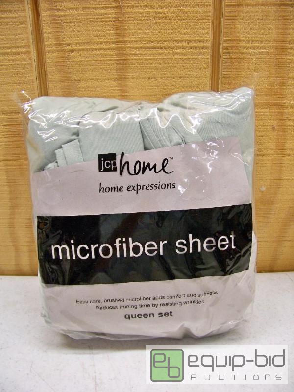 lot 1158 image: JC Penney Home Microfiber Sheet Set Queen