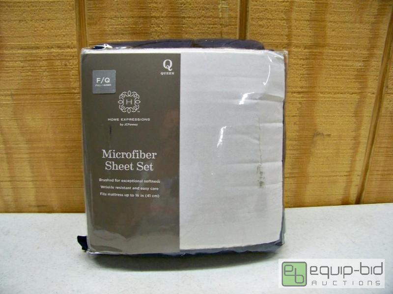 lot 1159 image: Home Expressions JCP Microfiber Sheet Set Queen