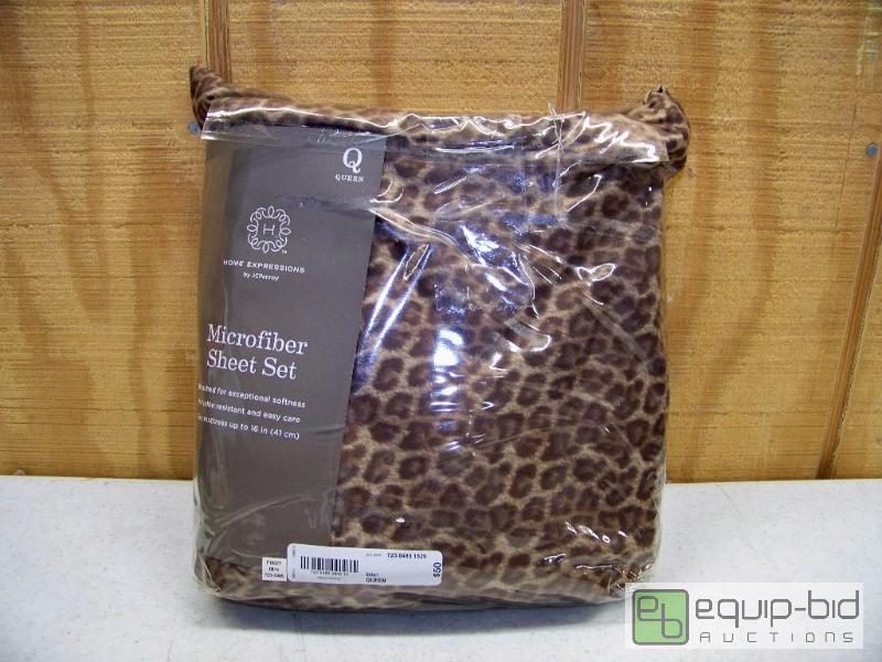 lot 1160 image: Home Expressions JCP Microfiber Sheet Set Queen