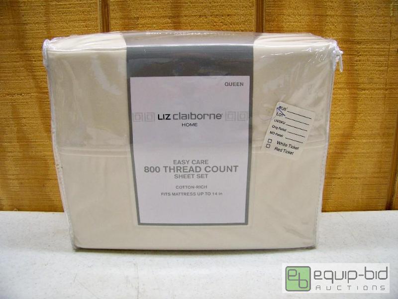 lot 1166 image: Liz Claiborne Easy Care Sheet Set Queen