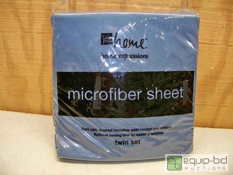 lot 1182 image: JC Penney Home Microfiber Sheet Set Twin