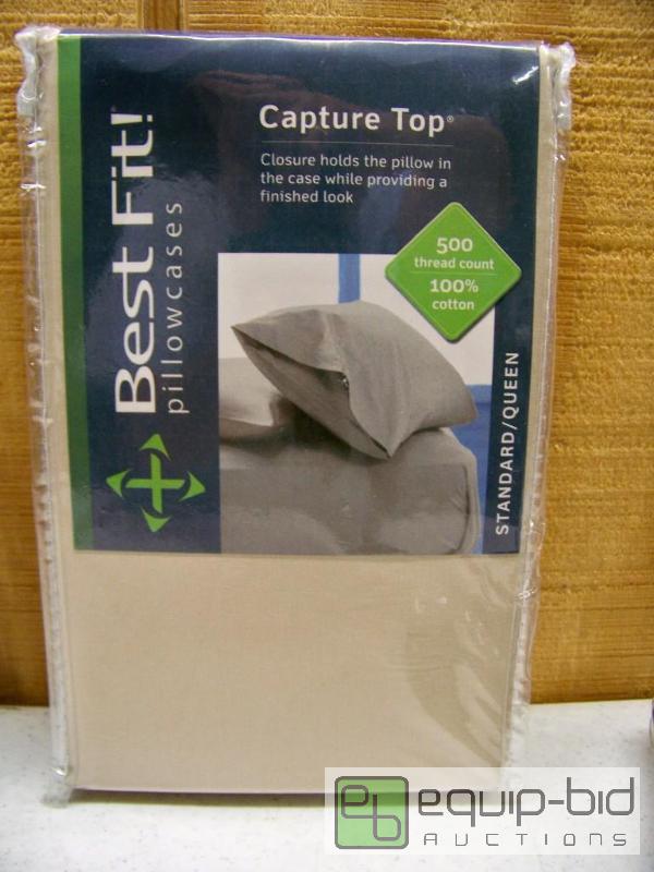lot 1185 image: Best Fit Capture Top StandardQueen Pillowcase Pair