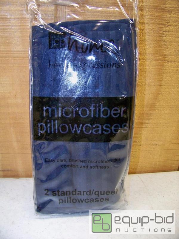 lot 1187 image: JC Penney Home Microfiber StandardQueen Pillowcase Pair
