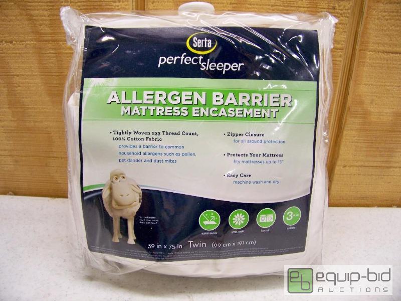 lot 1191 image: Serta Perfect Sleeper Allergen Barrier Mattress Encasement Twin
