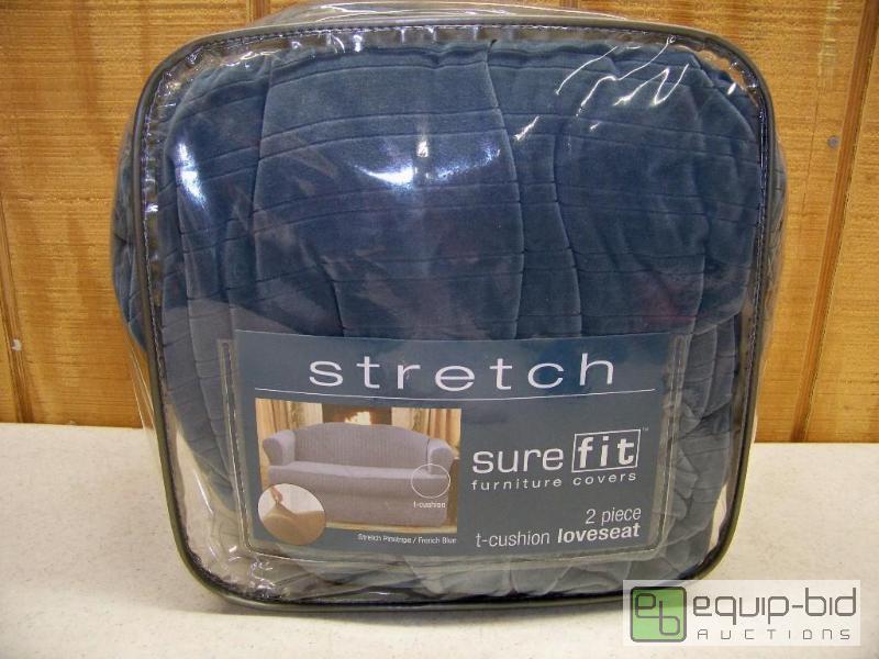 lot 1203 image: Sure Fit Stretch Furniture Cover 2 pc Loveseat