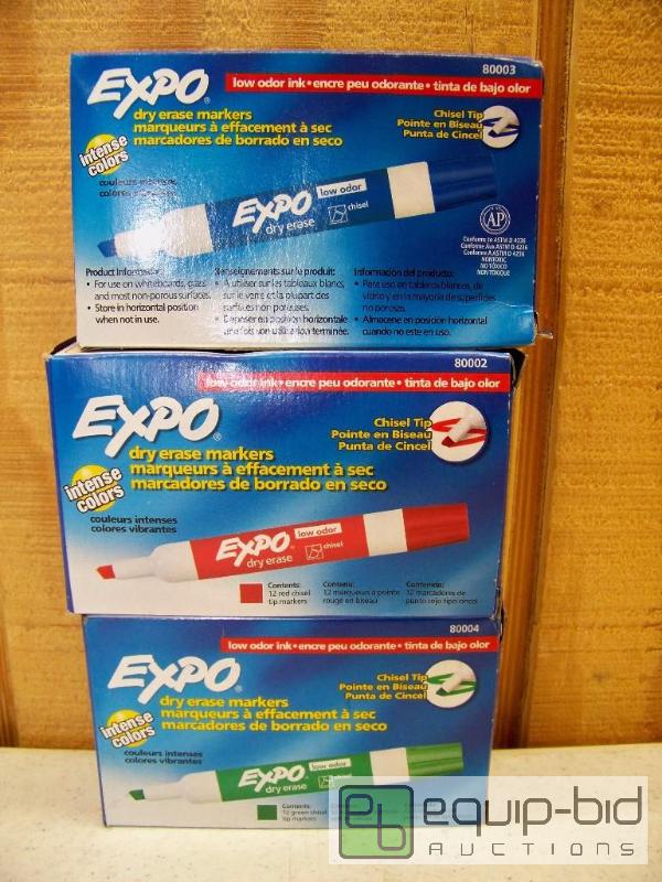 lot 1246 image: Expo Dry Erase Markers Low Odor Ink