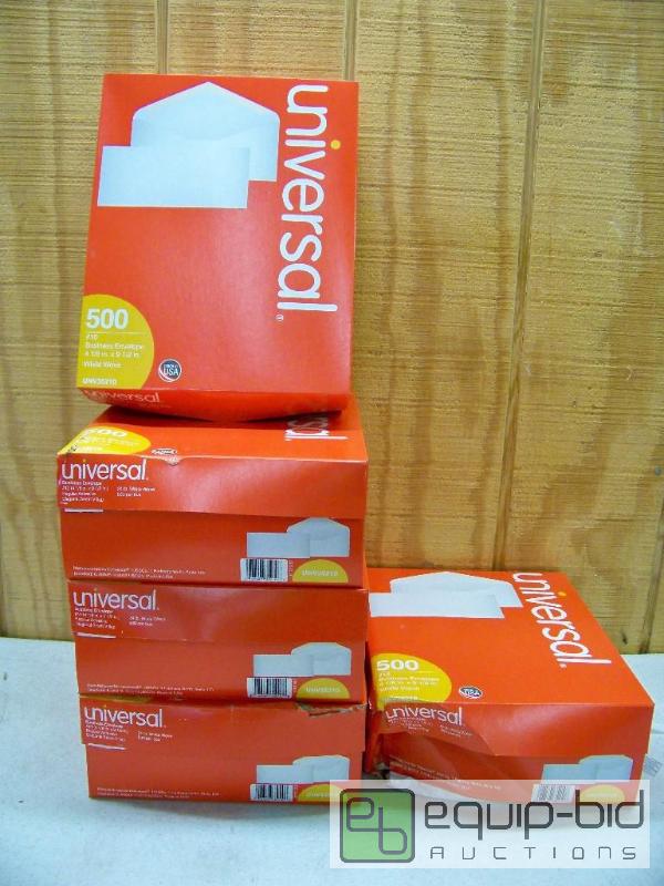 lot 1251 image: 5 Boxes of 500 Universal No. 10 Envelopes