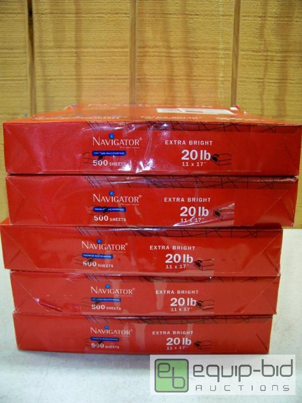 lot 1273 image: 5 Reams Navigator 11 x 17 Copy Paper