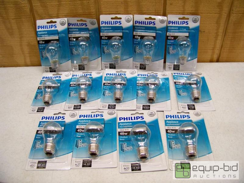 lot 1293 image: 14 Philips 40W Appliance Bulbs