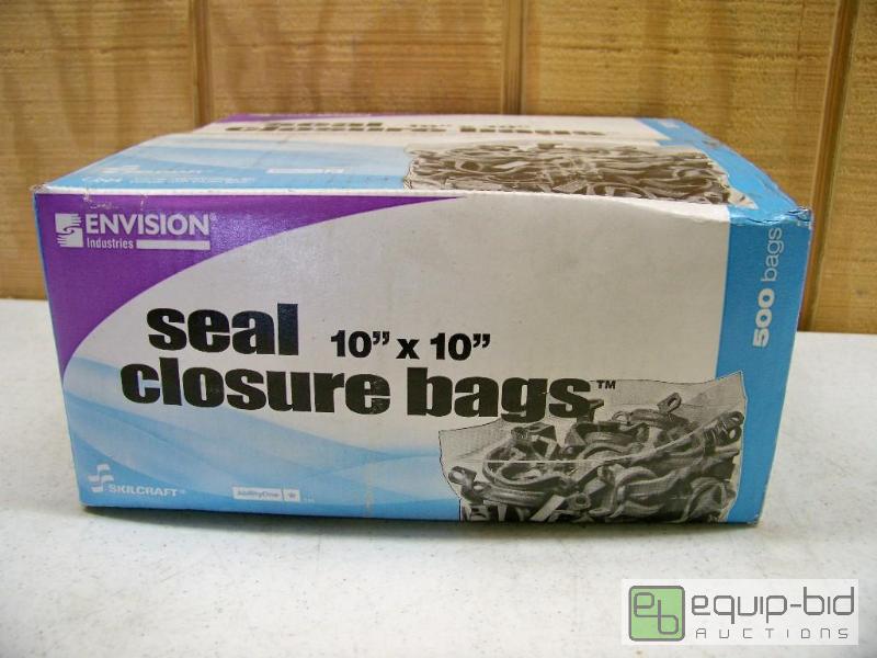 lot 1322 image: 500 Envision 10 x 10 Ziplock Bags