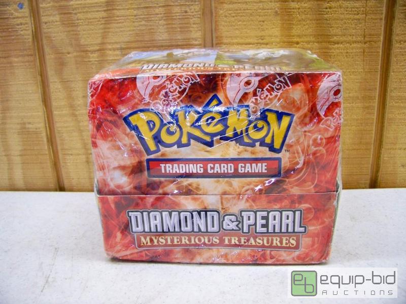 lot 1324 image: Pokemon Diamond & Pearl Mysterious Treasures 8 unopened Decks in unopened Box