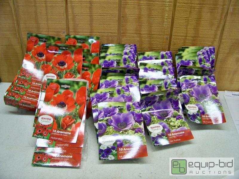 lot 1345 image: 20 Packages of 10 Anemone Bulbs Mr. Fokker and 20 Hollandia