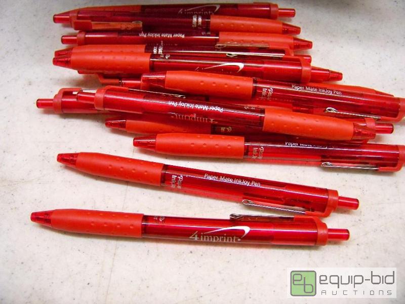 lot 1367 image: 100 Paper Mate In Joy Red Ink Pens