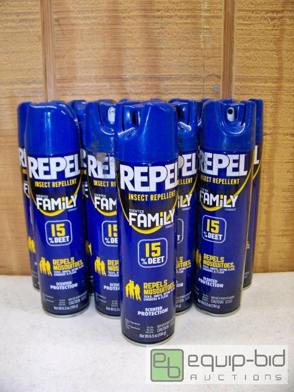 lot 1373 image: 10 Cans Repel Insect Repellent