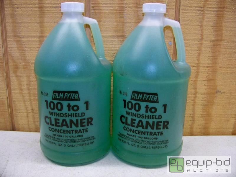 lot 1422 image: 2 Gallons Film Fyter 100 to 1 Windshield Cleaner Concentrate