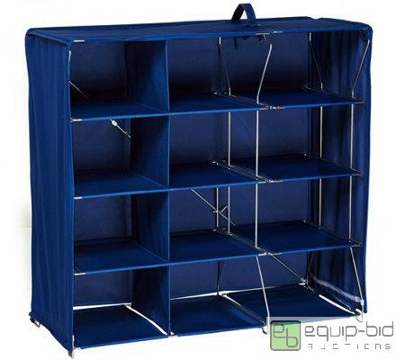 lot 1425 image: Pop-It 12 Cube Collapsible Storage Organizer