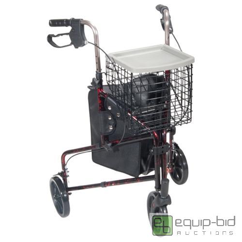 lot 1447 image: Drive 3 Wheel Aluminum Rollator