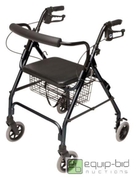 lot 1449 image: Lumex Walkabout Lite Four-Wheel Rollator