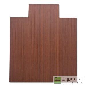 lot 1466 image: Lorell Bamboo Chair Mat