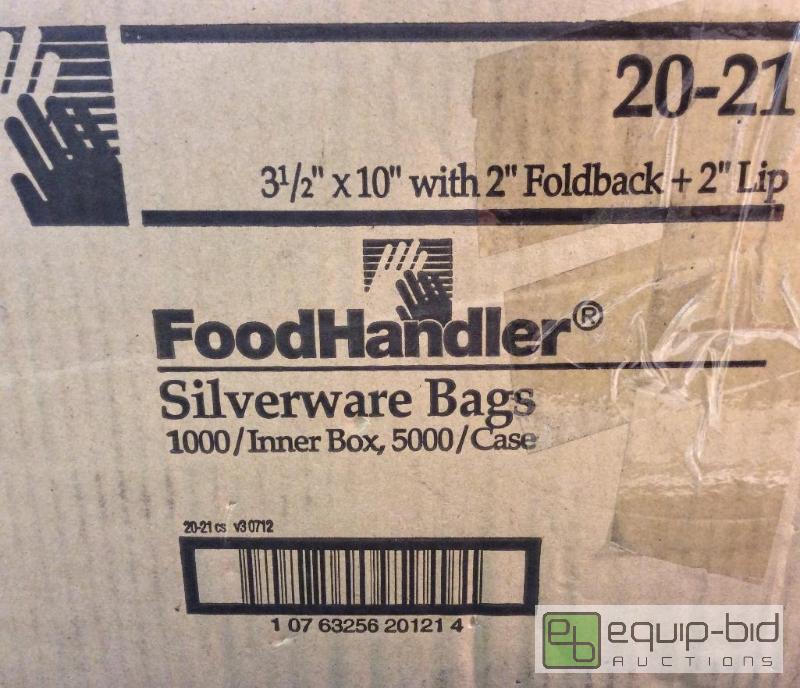 lot 3023 image: Silverware Bags Lot FoodHandler Brand