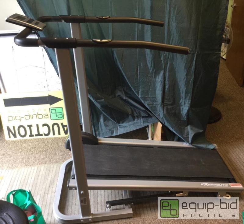 lot 3054 image: Exerpeutic Manual Treadmill Folding Compact  ...