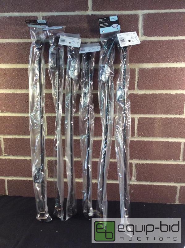 lot 3081 image: Kenney Decorative metal Curtain Rods  Quantit...