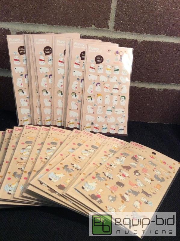 lot 3144 image: Funny Sticker World Sticker Packs  Quantity ...