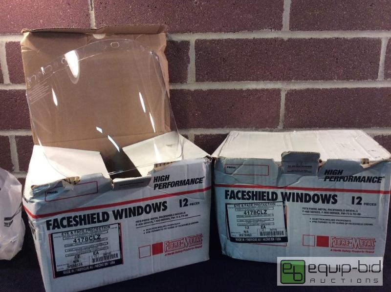 lot 3149 image: Face Shield Windows  Quantity 24 pcs Color ...