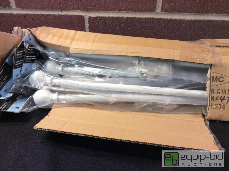 lot 3172 image: Kenney Decorative Metal Rod Sets  Quantity 6...