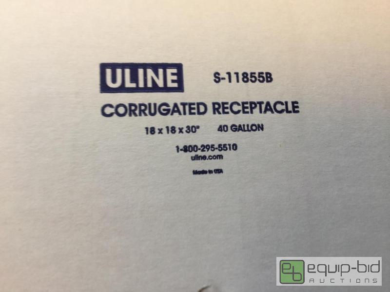 lot 3196 image: Lot of Corrugated Receptacles