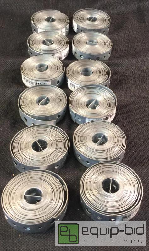 lot 3204 image: Jones Stephens Galvanized Strap Lot