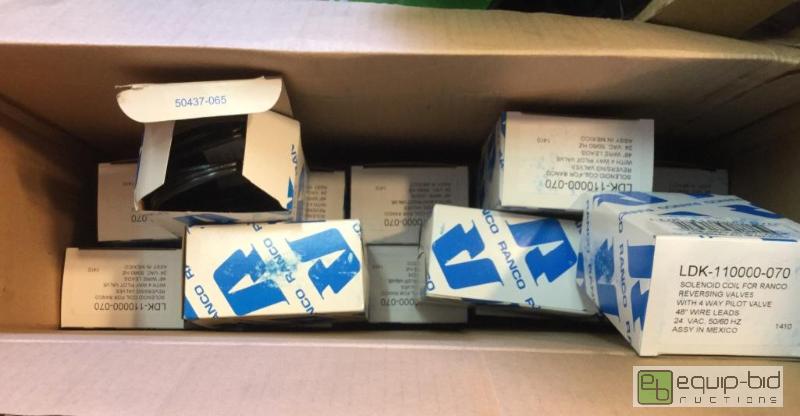 lot 3209 image: Lot of Solenoid Coils for Heat Pump Reversing Valves