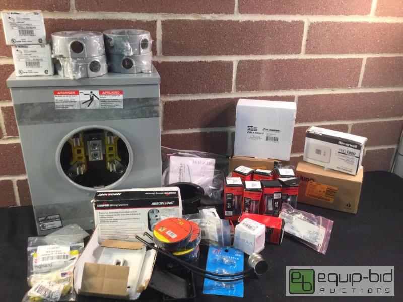 lot 3240 image: Electrical  Lighting Supplies  Includes Rec...