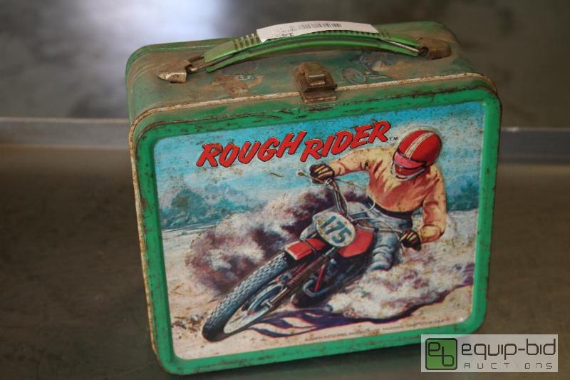 lot 1432 image: Vintage Rough Rider Lunch Box...
